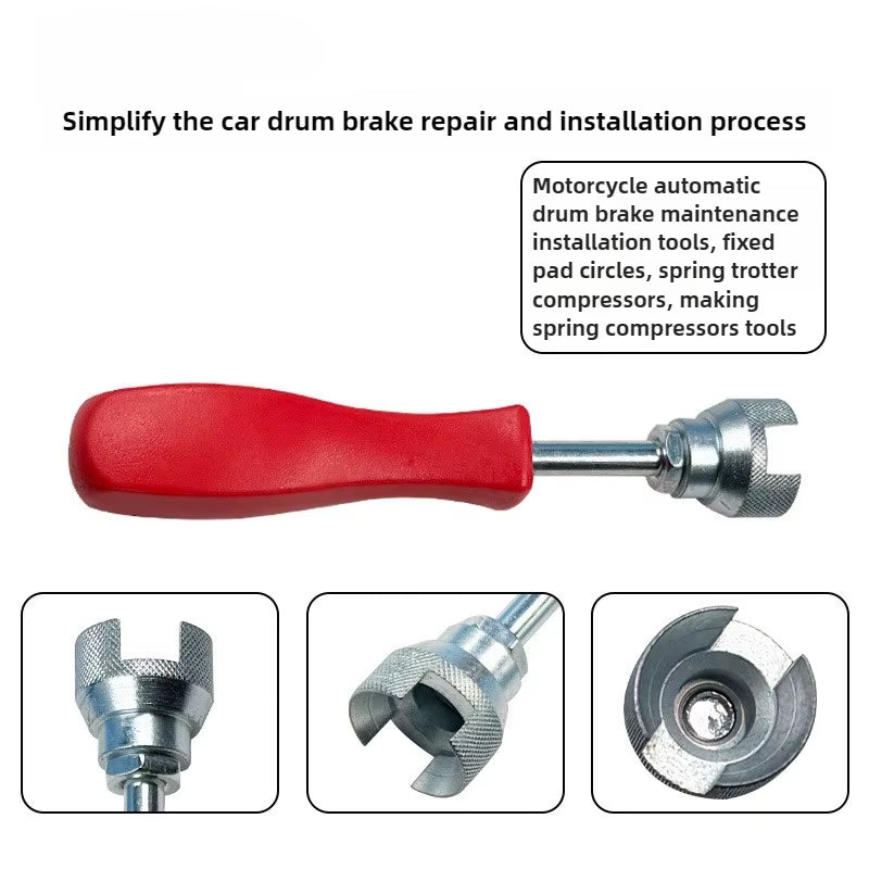 Drum Brake Spring Tool - Hold down Washer & Spring Compressor Install Tool
