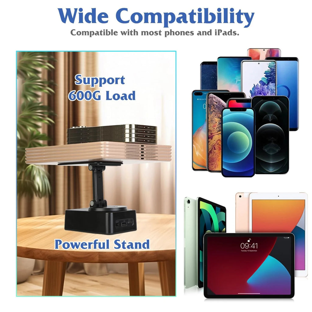 Phone Stand Bluetooth Speaker with 5000mAh Power Bank & RGB Light – image 10