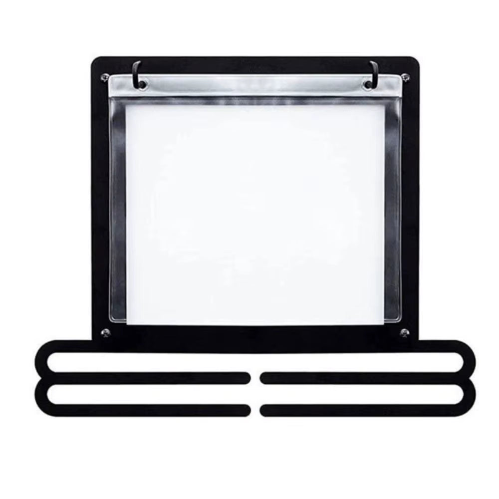 Wall Mounted Medal Hanger and Race Bib Display Rack, Black Iron