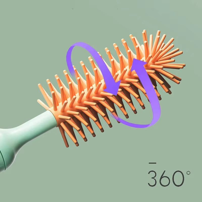 Electric Bottle Brush Set 3 Pcs - Rotating Waterproof Cleaning Brush for Bottles & Straws