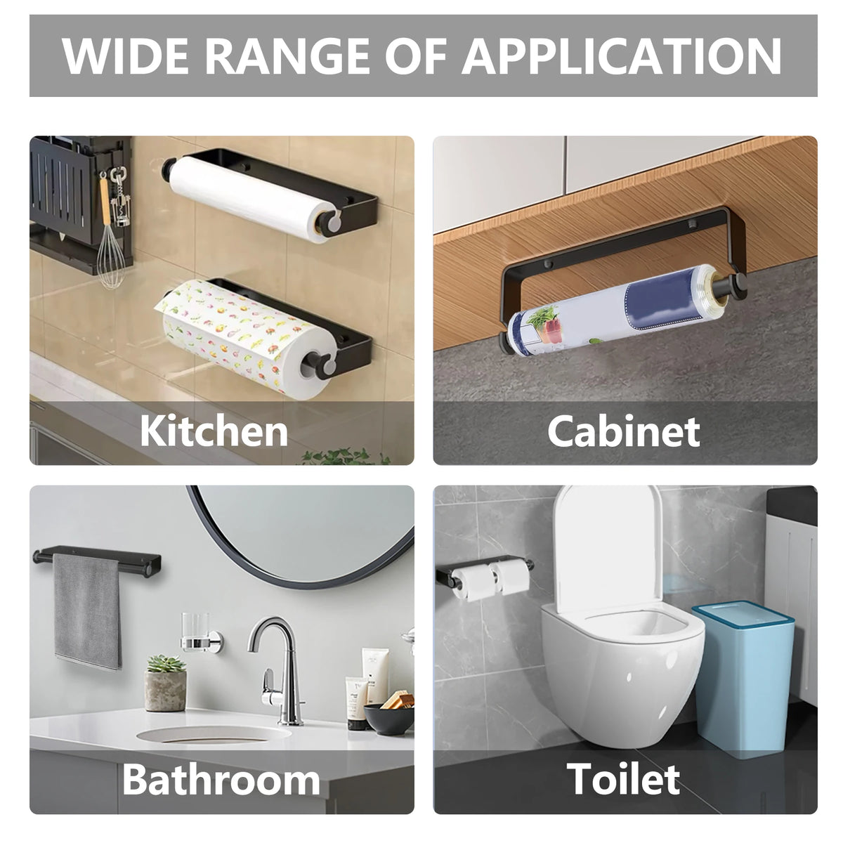 Stainless Steel Paper Towel & Wrap Holder – image 5