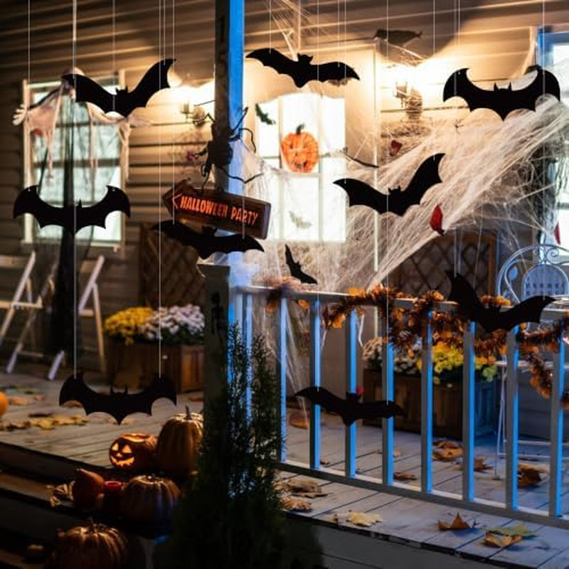 3D Bat Wall Decor – 56 Pack Halloween Wall Bats in 4 Sizes – image 10