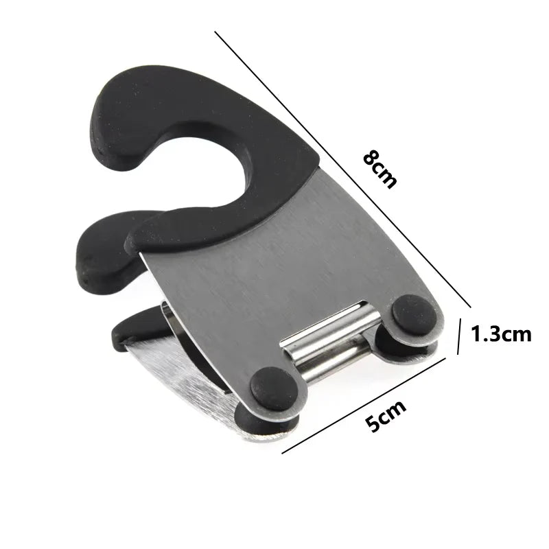 Pot Clip Spoon Holder – Stainless Steel Pot Side Utensil Rest – image 3