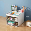 Desk Organizer with Drawer for Pens and Office Supplies