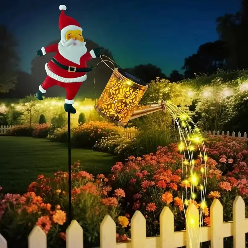 Santa Claus Solar Lantern - Outdoor Christmas Yard Decoration