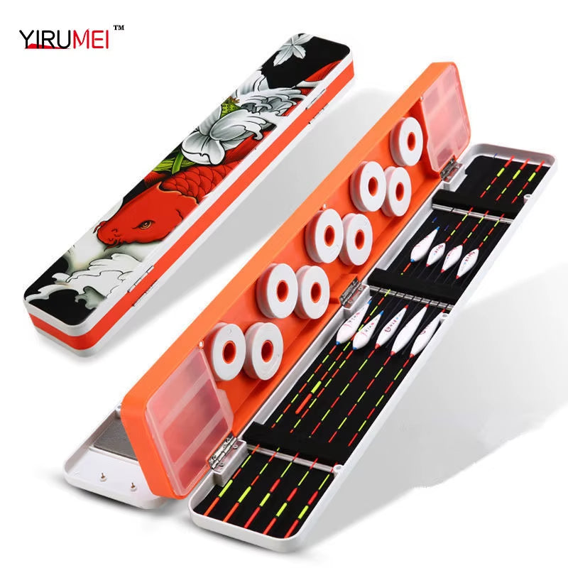 Multifunction Fishing Tackle Box with Line Winder