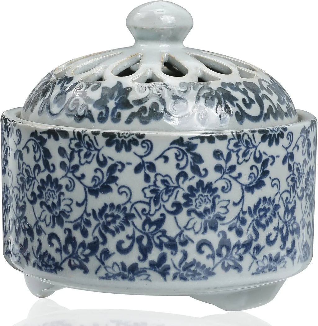 Ceramic Garlic Keeper - Countertop Storage Jar with Lid