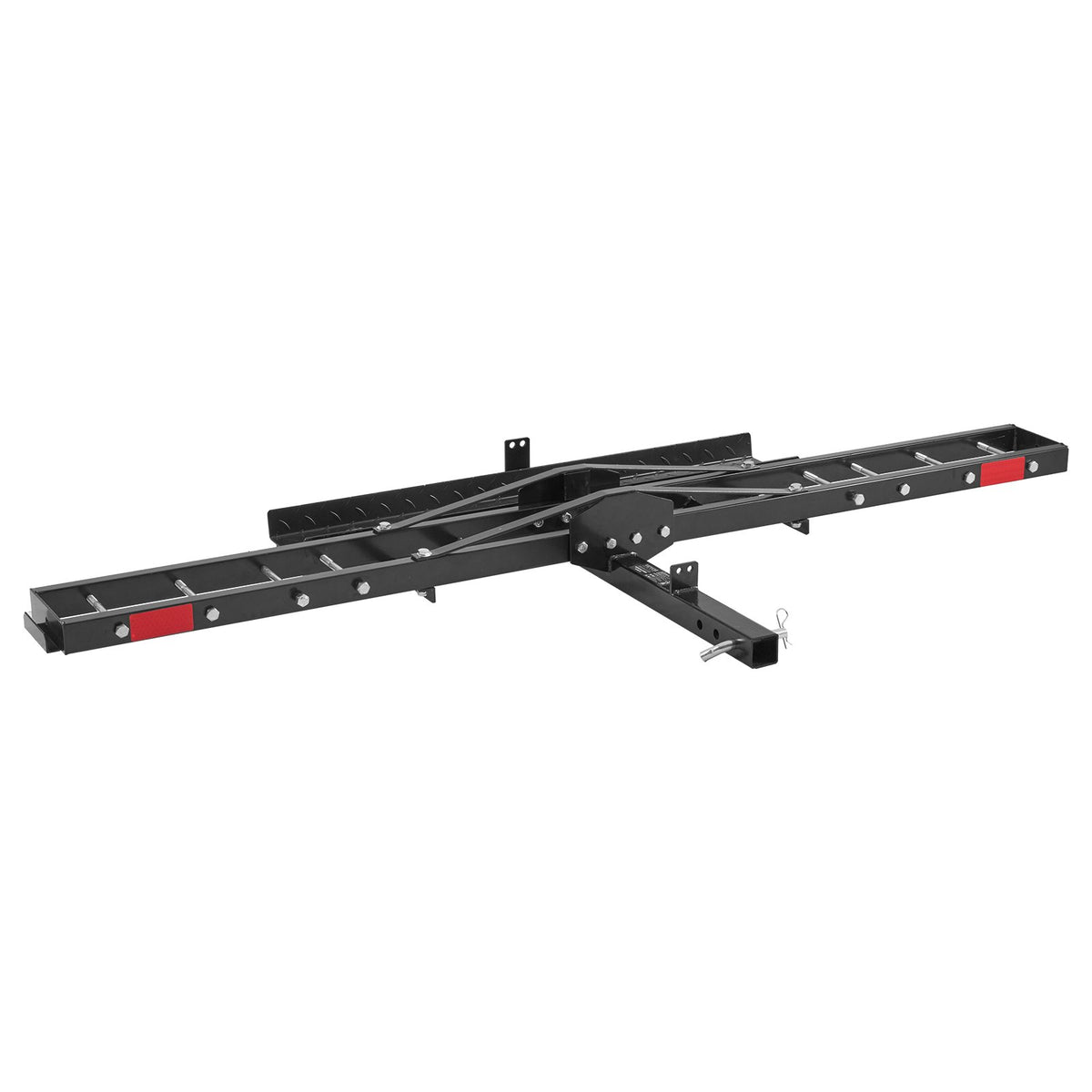 Hitch Motorcycle Carrier – 600 lb Steel Rack with Loading Ramp – image 4