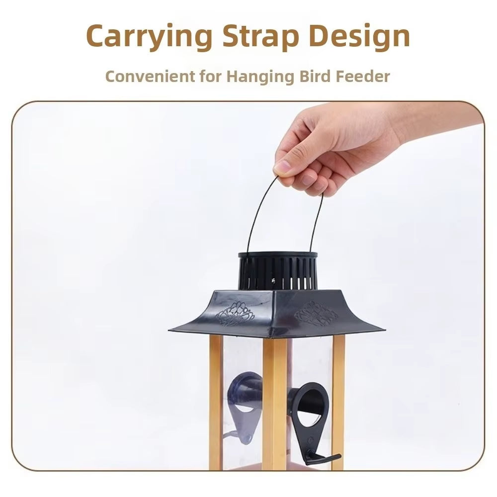 Hanging Bird Feeder, Rain-Resistant Large Capacity Station – image 5