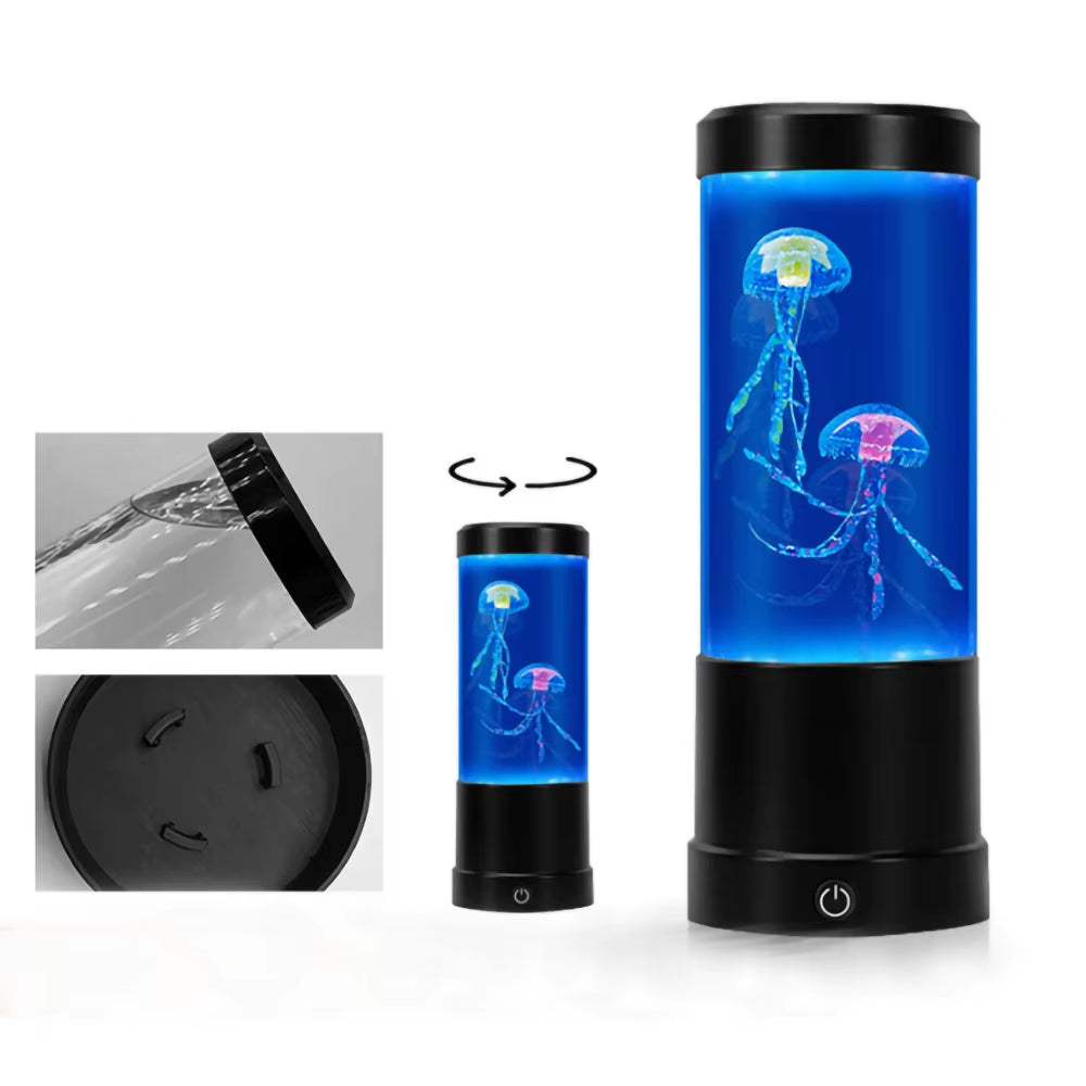 Color Changing Jellyfish Lamp - USB or Battery LED Mood Light