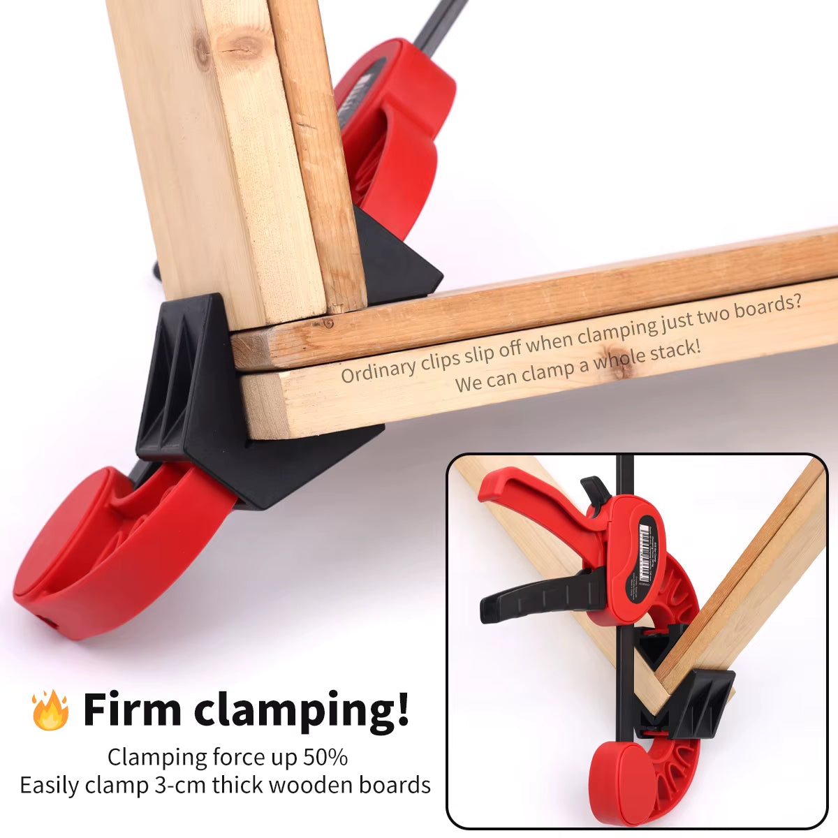 Quick Bar Clamp 2-in-1 with 90 Degree Corner Jig