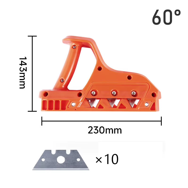 Drywall Edge Chamfer Plane - Plasterboard 45/60 Degree Hand Trimmer Tool
