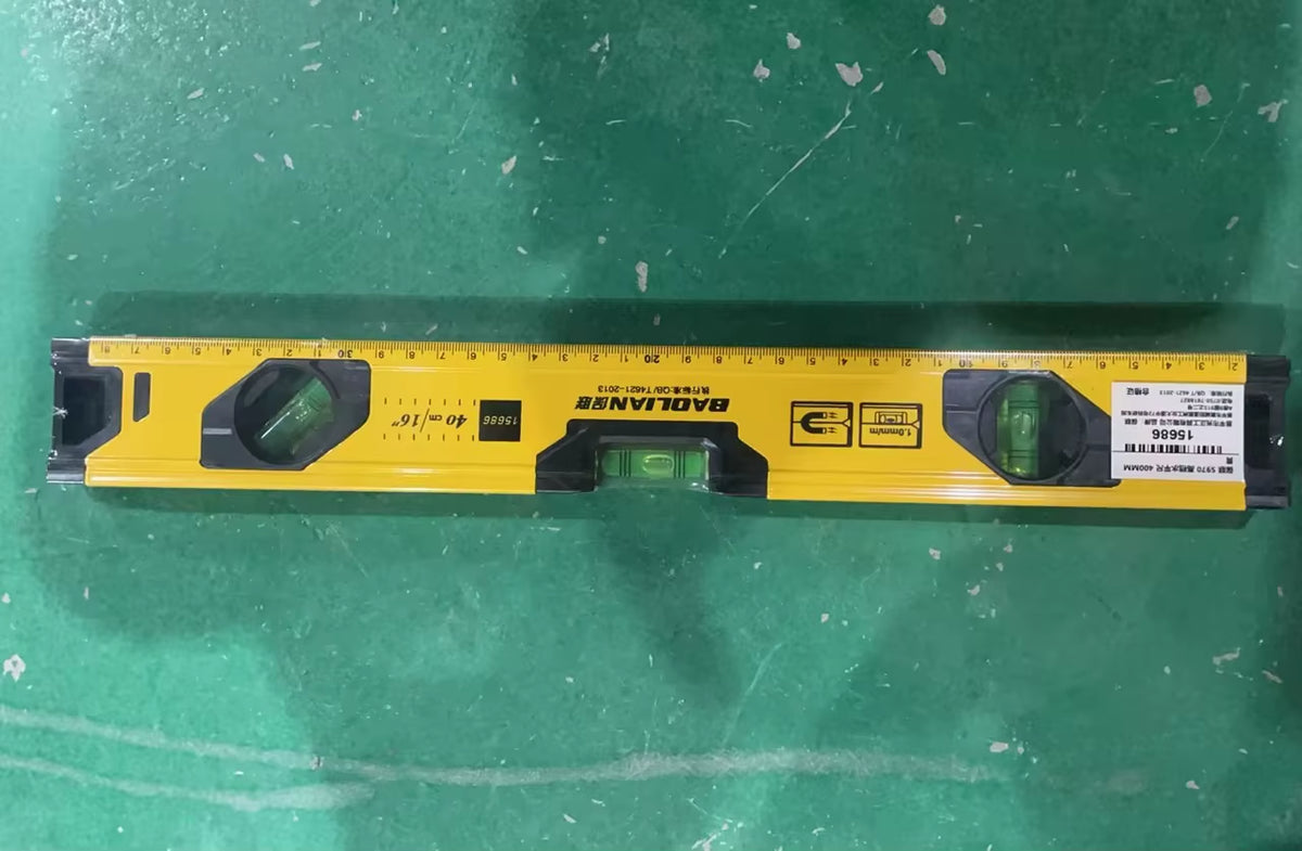 Magnetic Spirit Level, Aluminum 3-Vial Level 30/40/50 cm – image 8