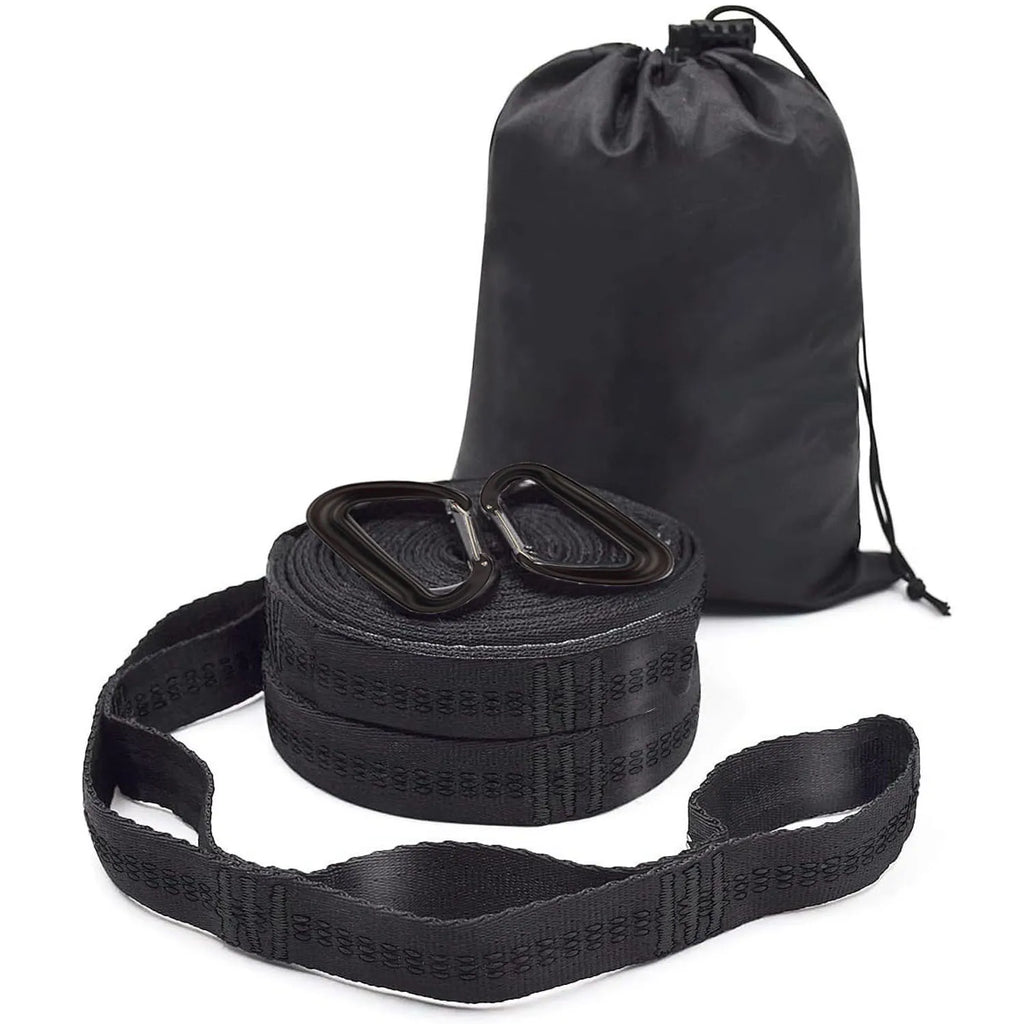 Hammock Tree Straps with Adjustable Loops and Carabiners – image 2