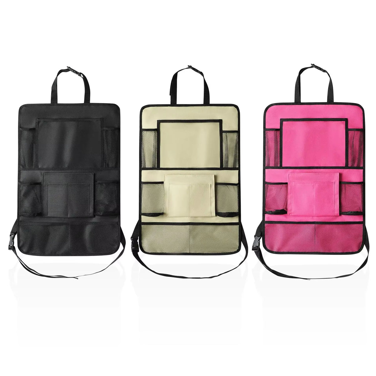 Backseat Organizer with Tablet Holder - Multi-Pocket Kick Mat – image 7