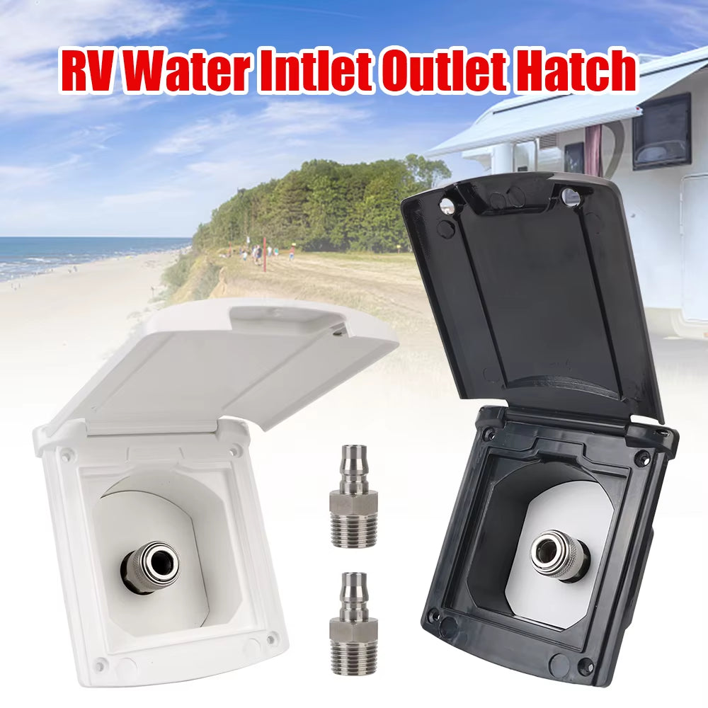 RV Gravity Fresh Water Fill Hatch with Lockable Cover – image 2