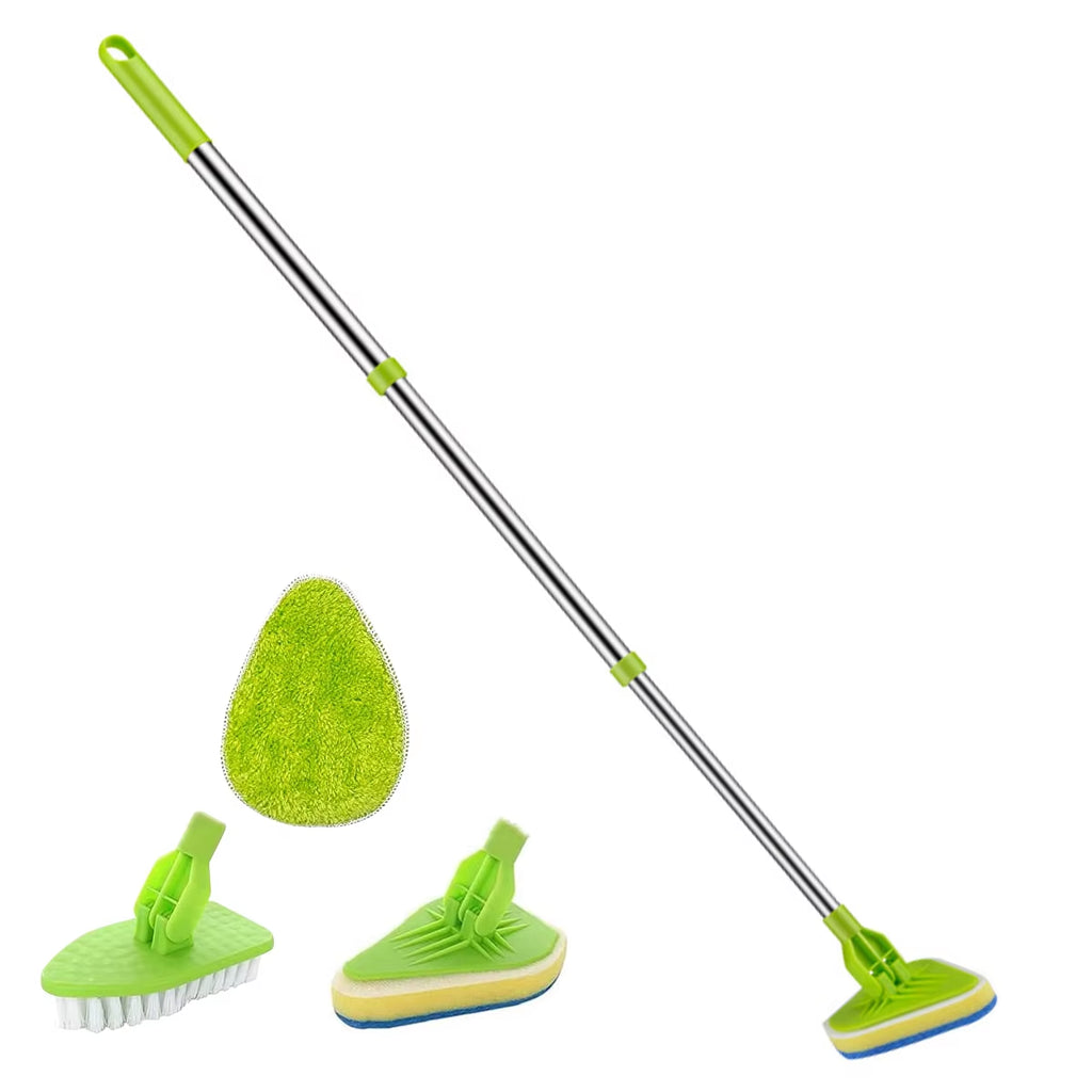 Tub and Tile Scrubber – Extendable Bathroom Cleaning Brush Set
