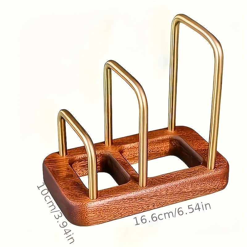 Kitchen Shelves Set of 2 – Solid Wood Countertop Organizer
