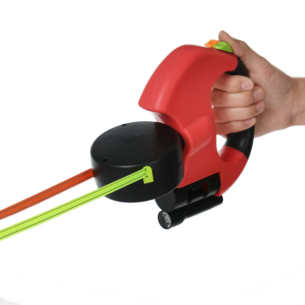 Dual Retractable Dog Leash 3M – Reflective No-Tangle Lead – image 2