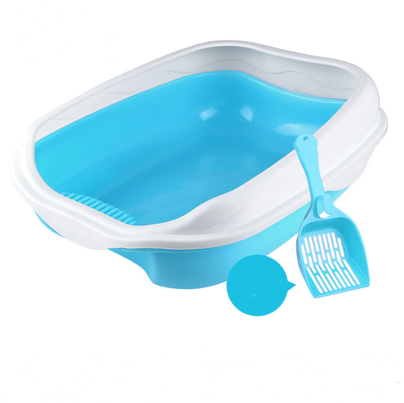 Semi-Enclosed Splash-Proof Cat Litter Box – image 6