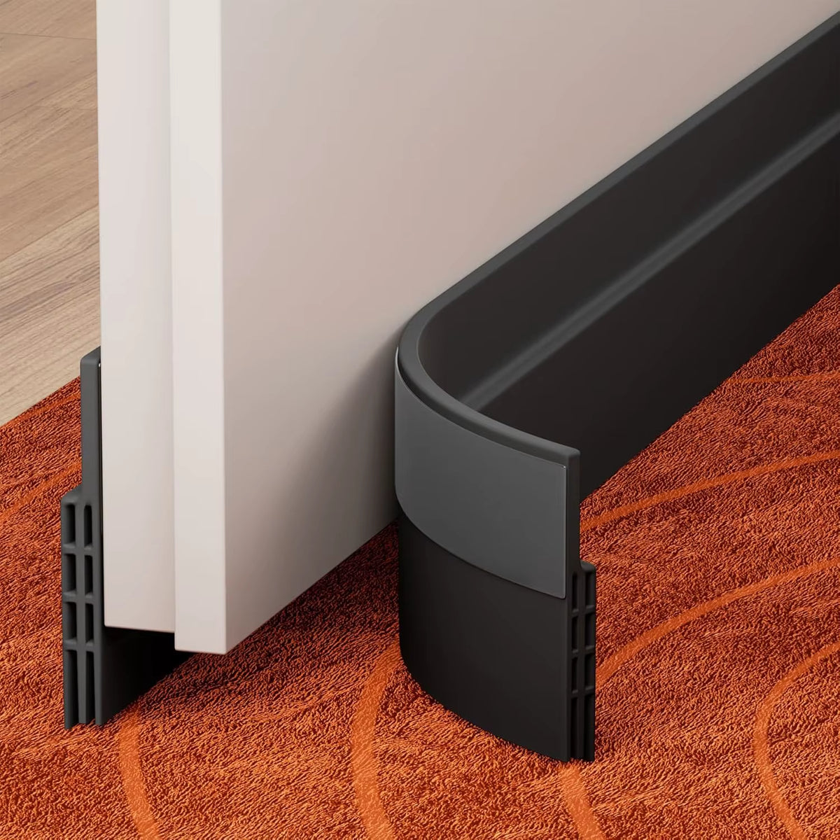 Door Draft Stopper – 39 in Under Door Seal Weather Stripping – image 9