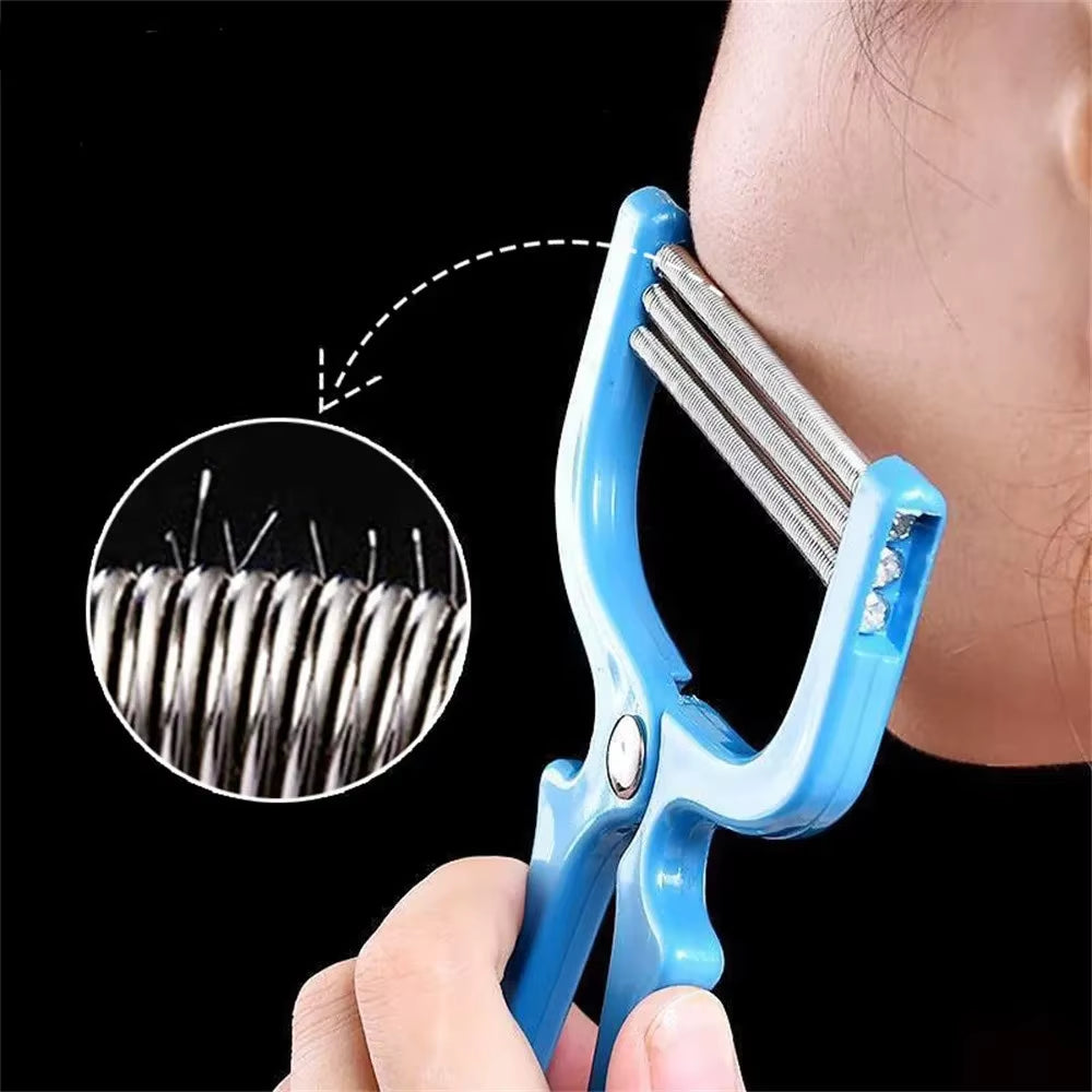 Reusable Spring Facial Hair Remover Roller