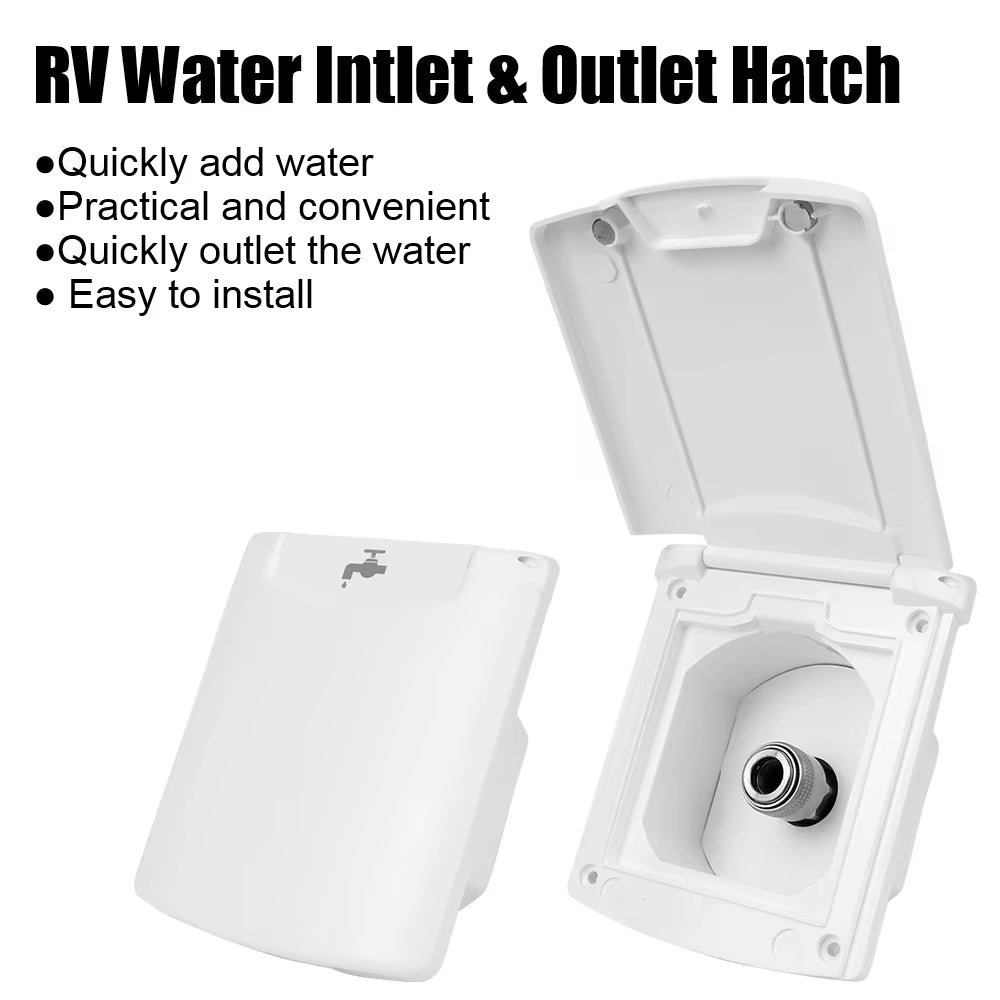 RV Gravity Fresh Water Fill Hatch with Lockable Cover – image 6
