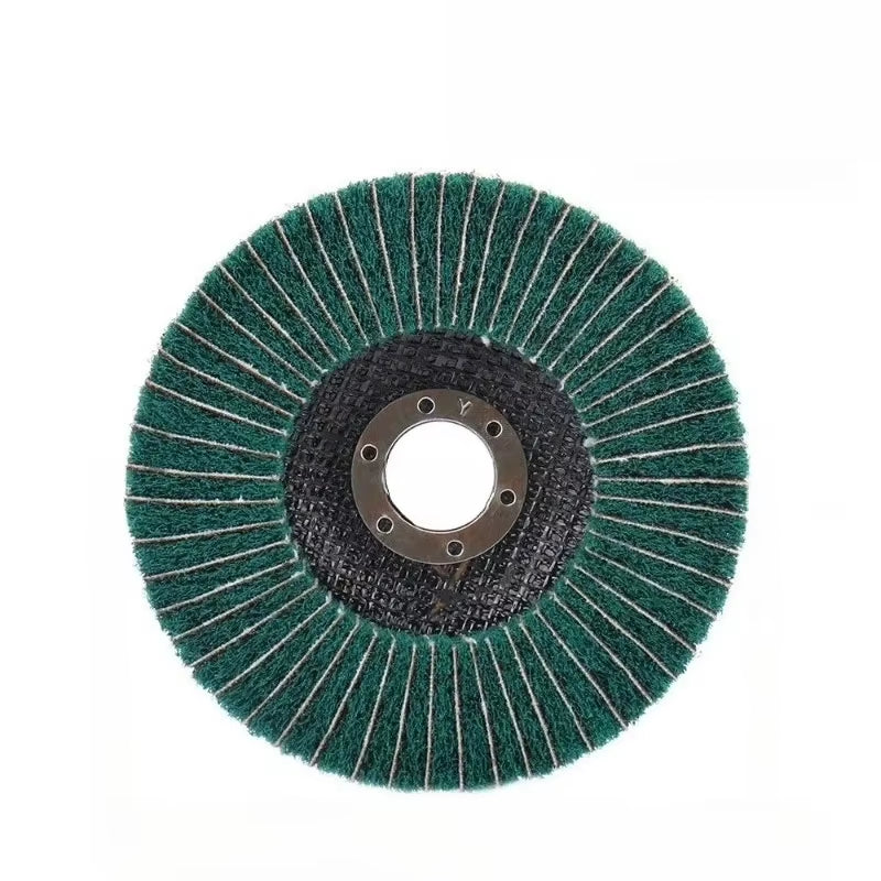 Non-Woven Flap Polishing Wheel for Welding Cleanup, Angle Grinder