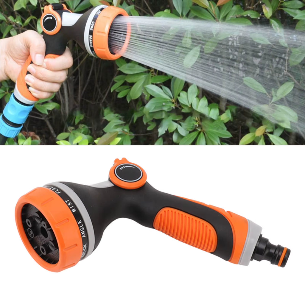 Garden Hose Nozzle - 10-Pattern Thumb Control Sprayer – image 2