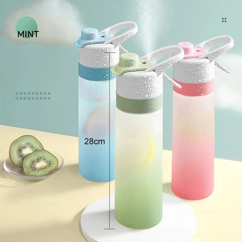 Spray Water Bottle 650ml, Misting Sports Bottle for Gym – image 7