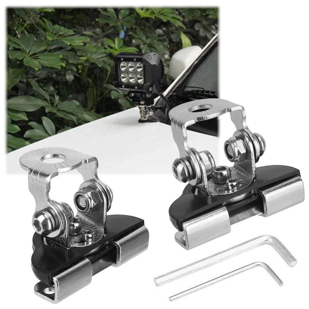 Light Bar Mount Brackets 2-Pack – Hood Pillar Clamp – image 16