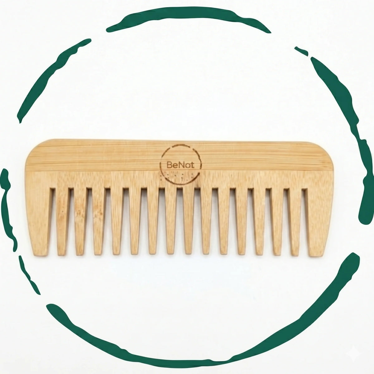 Bamboo Hair Comb – Natural Wooden Detangling Comb