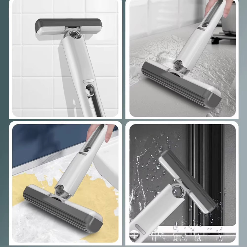 Mini Sponge Mop - Super Absorbent Handheld Mop for Desk, Glass & Car