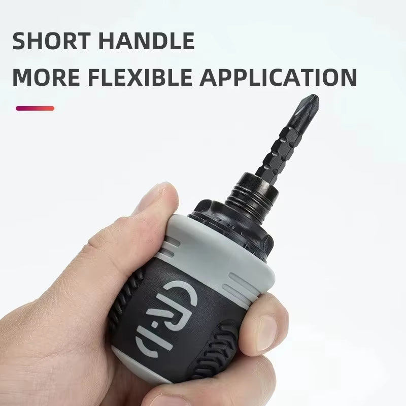 Ratcheting Screwdriver 13-in-1 - Multi-Bit Phillips & Slotted Driver – image 4