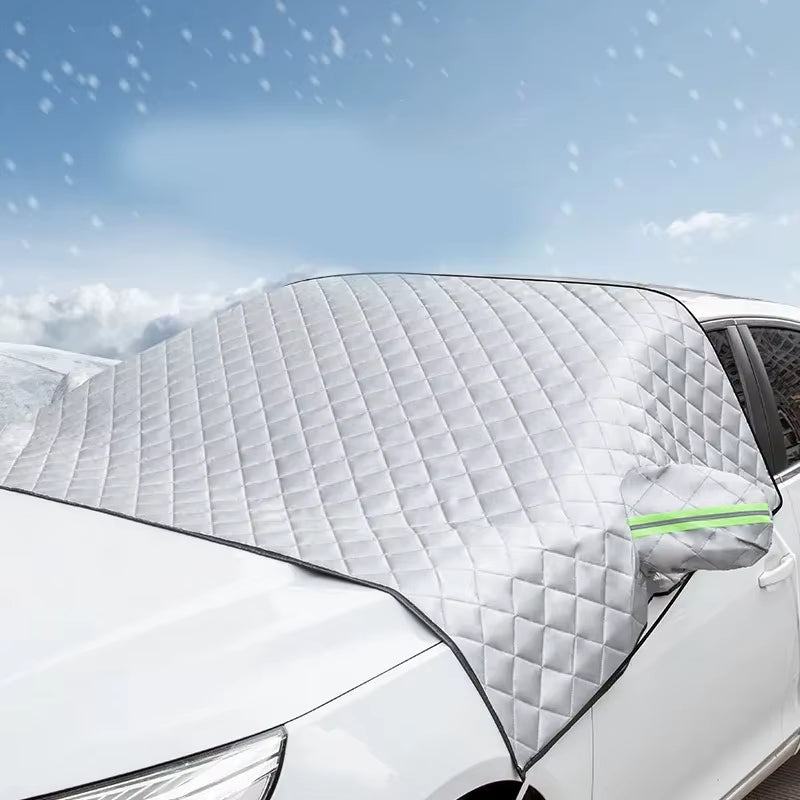 Windshield Frost Cover - Oxford Cloth Anti-Ice Winter Snow Shield – image 4