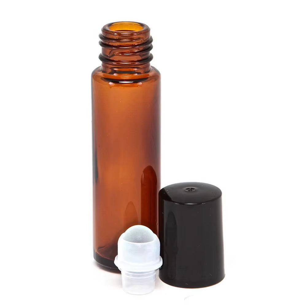 24-Pack 10ml Amber Glass Roll-On Bottles – image 5