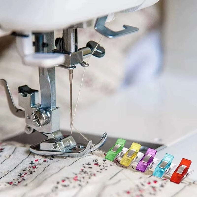 Sewing Clips 50/100 Pack Multipurpose Fabric and Quilting Clips – image 4