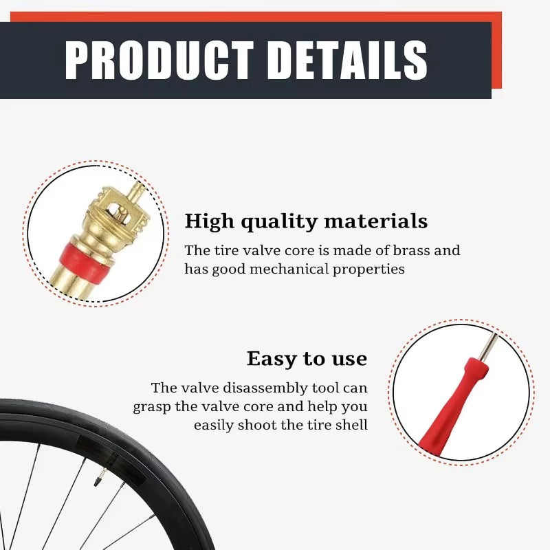 Valve Core Remover Tool, Dual-Head Tire Valve Stem Wrench – image 7