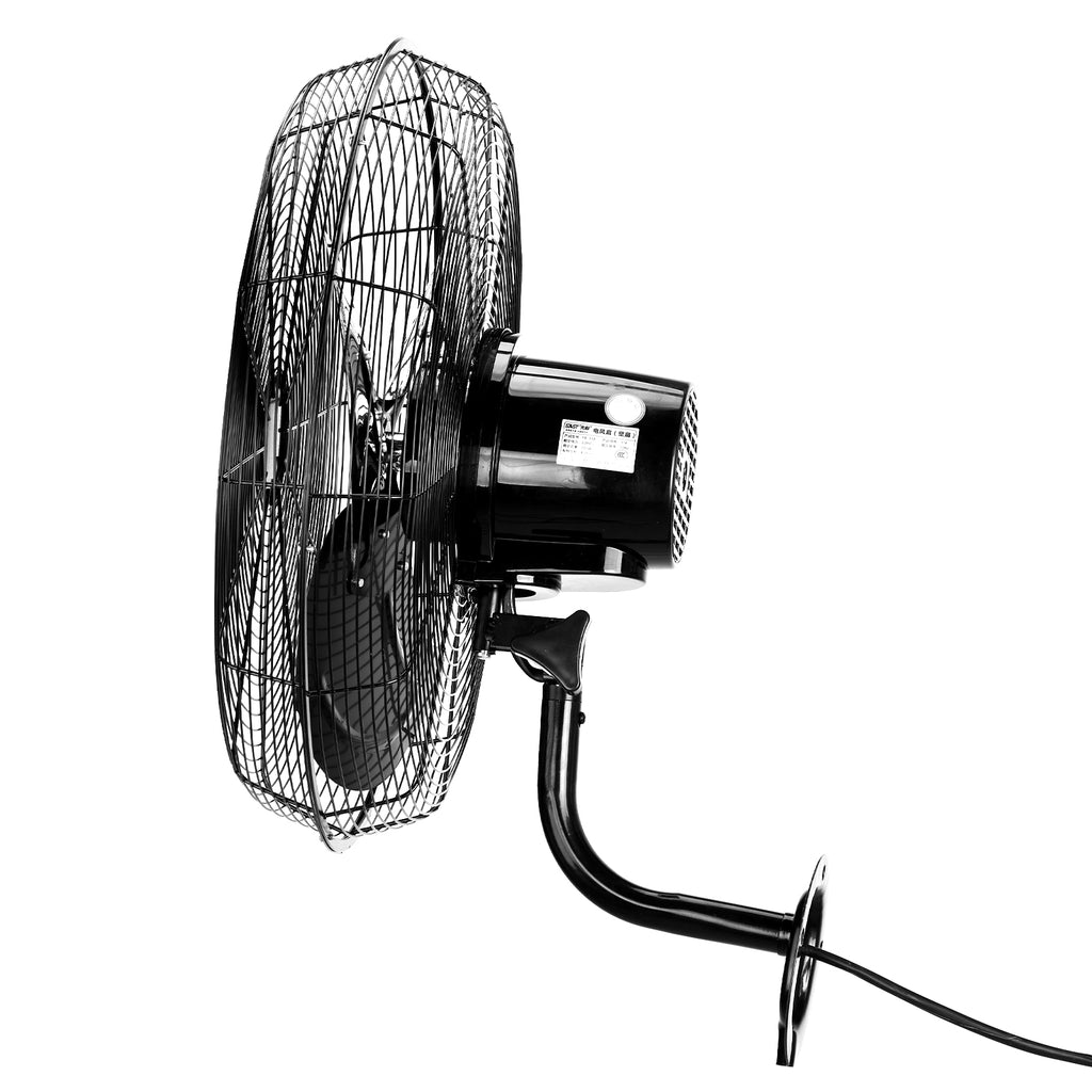 18 Inch Oscillating Wall Mount Fan, 3 Speed Metal Shop Fan, 110V – image 4