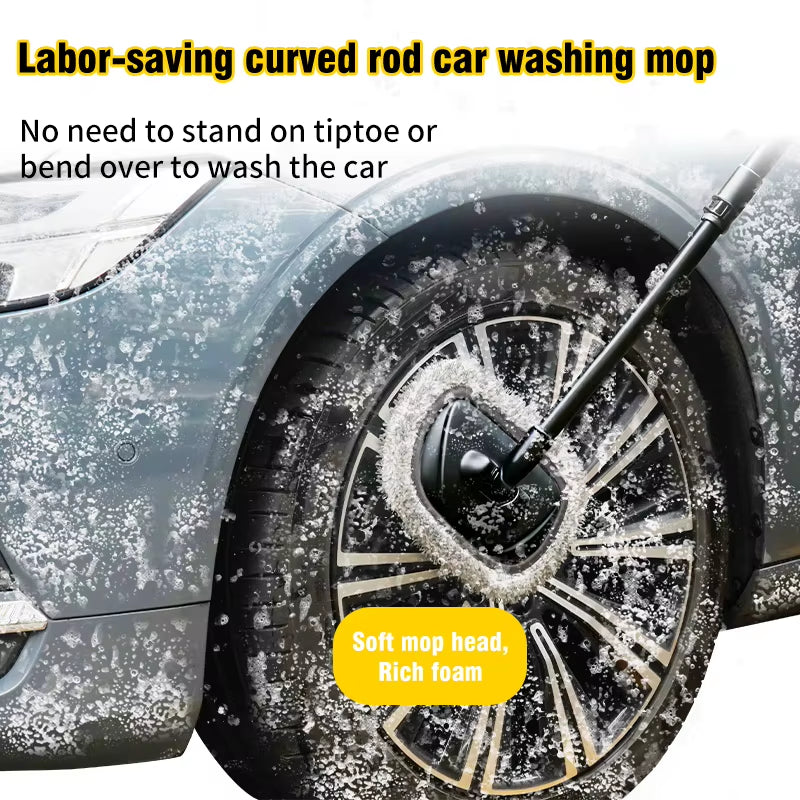 Car Wash Brush Mop – Telescoping Handle 60–112 cm – image 3