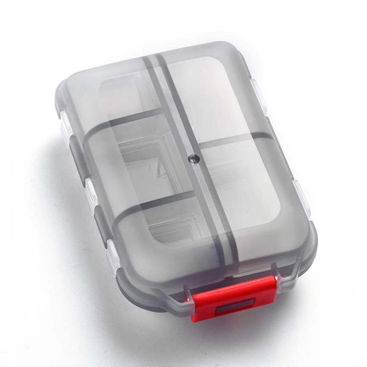 10 Compartment Travel Pill Organizer - Portable Daily Pill Case