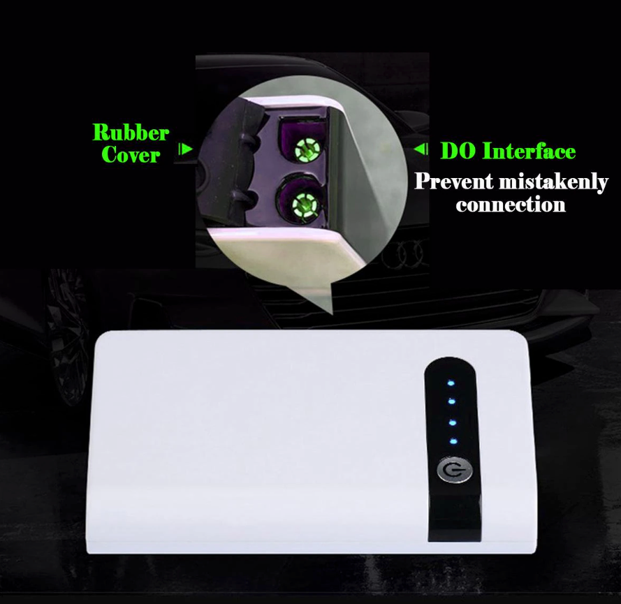 Car Jump Starter – 400A Peak, 20000mAh Power Bank with LED Light