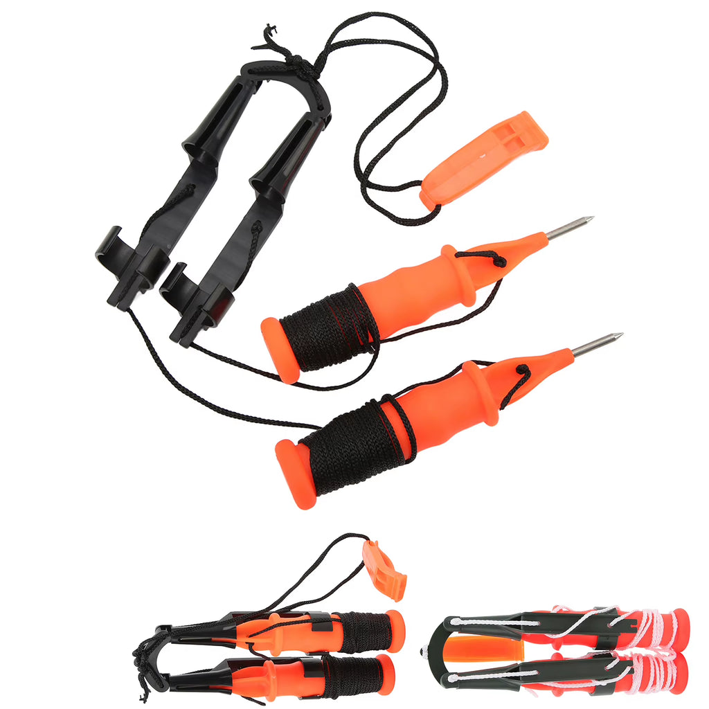 Ice Fishing Picks with Whistle - Ice Safety Picks with Cord, 1 Pair – image 5