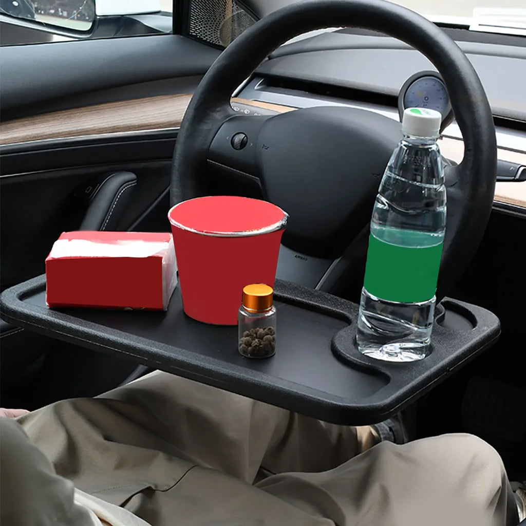 Steering Wheel Tray Table for Car Eating, Laptop & Work
