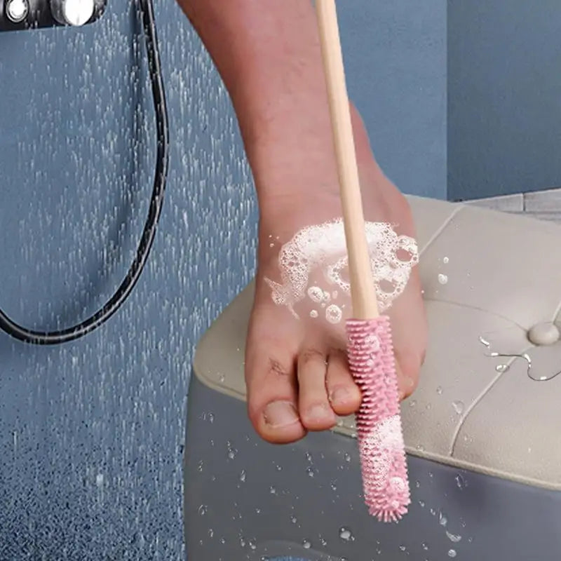 Silicone Nail & Foot Brush - Shower Fingernail Scrubber Cleaning Brush