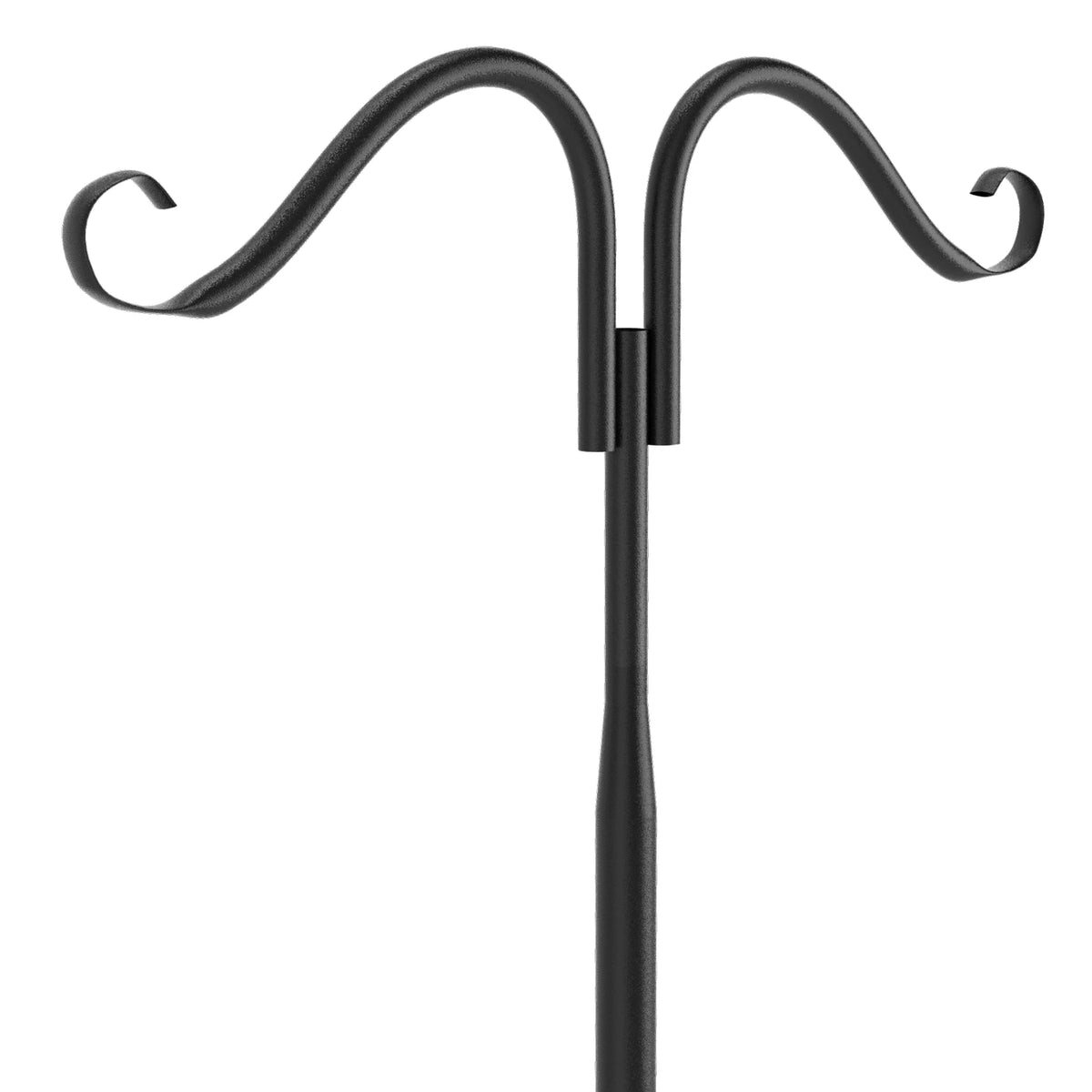Adjustable String Light Poles 2-Pack, 108 in Metal Shepherd Hooks – image 6