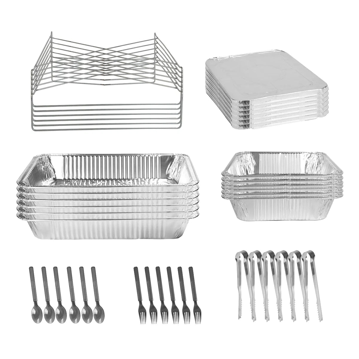 Disposable Chafing Dish Buffet Set, 42 Piece Party Serving Kit – image 8