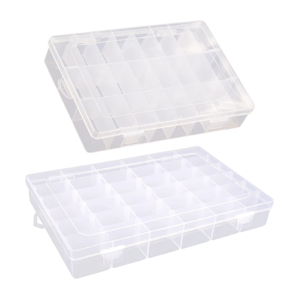 Thread Spool Storage Box with Adjustable Dividers, 24 or 36 Grids – image 6