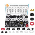 Plumbing Faucet and Hose Bib Washer Assortment Kit 203 Pcs