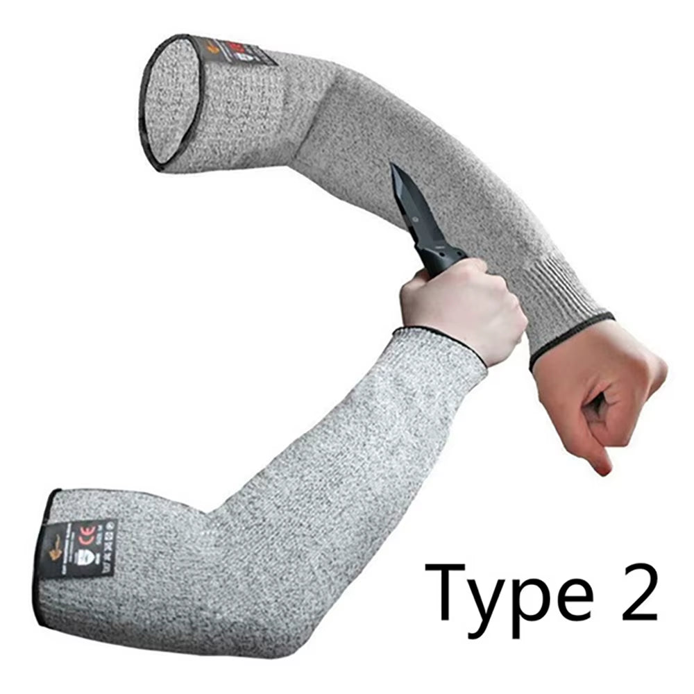 Work Safety Cut Resistant Arm Sleeves, HPPE Forearm Guards, 1 Pair – image 11
